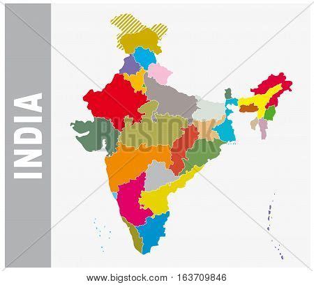 Colorful India Vector Photo Free Trial Bigstock