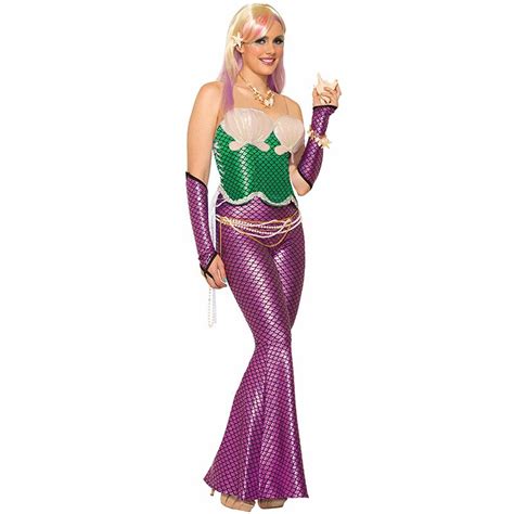4 Colors Princess Ariel Halloween Wear Dress Clothes Fancy Dress Sexy