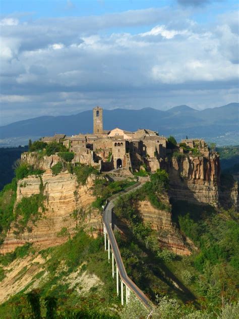 Civita Di Bagnoregio Italy Travel Monument Valley Natural Landmarks