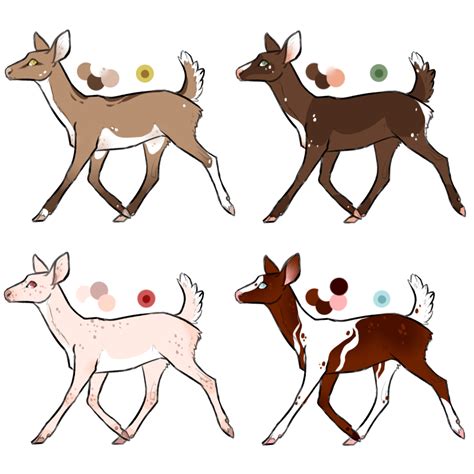 Deer Adopts Closed By Sonaadopts On Deviantart