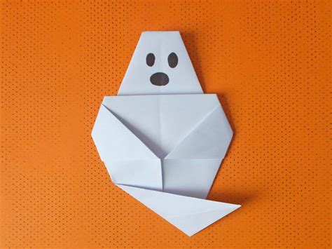 Origami Ghost Instructions Origami Design Diy Origami Holiday Origami