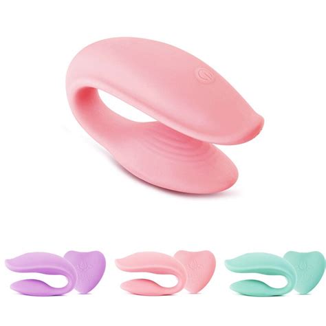 New Wowyes Silicone C Type Dual Motor Vibrator Remote Control Clitoris And G Spot Vibrators For