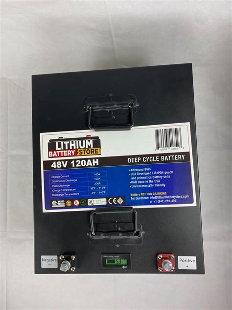 Lithium batteries with more than 100 watt hours. 48V 120AH Deep Cycle Battery | 48V Lithium Battery | 48V ...