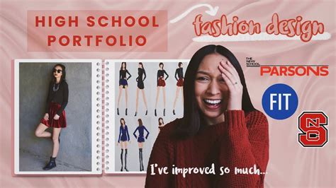 My High School Fashion Design Portfolio How I Got Into Fashion School