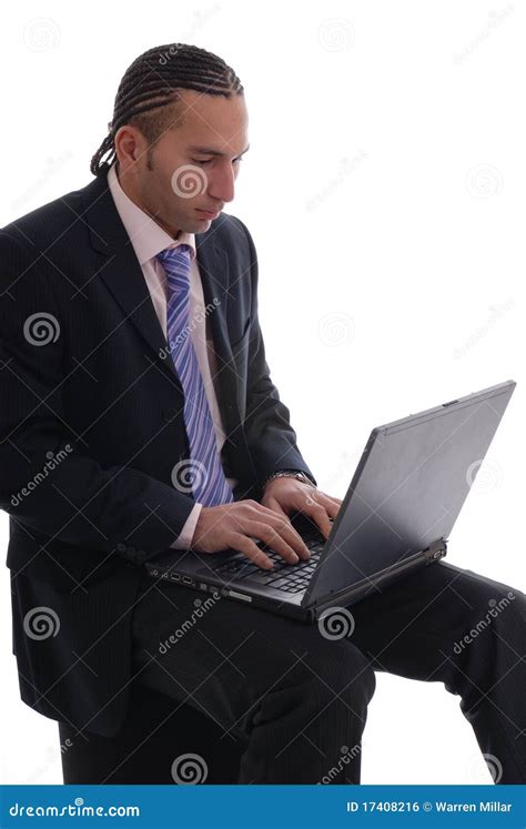 Business Man Isolated Against White Stock Photo Image Of Shake Deal