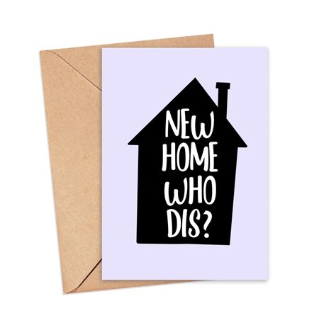 Funny New Home Card New House Card New Condo Card New Etsy
