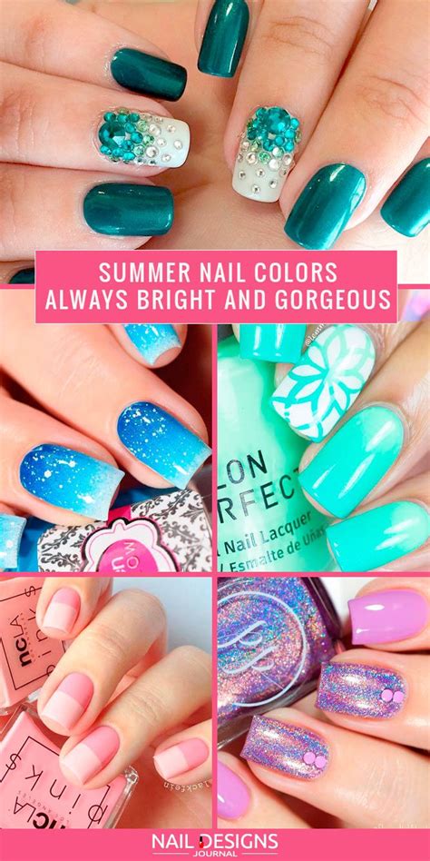 35 Hottest Summer Nail Colors And Designs For 2022 Summer Nails Diy Vacation Nails Summer