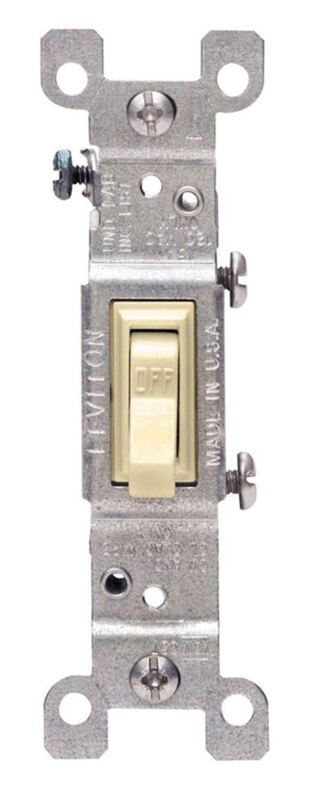 Leviton Ivory Residential Grade Ac Quiet Switches Toggle 104 1451 2is