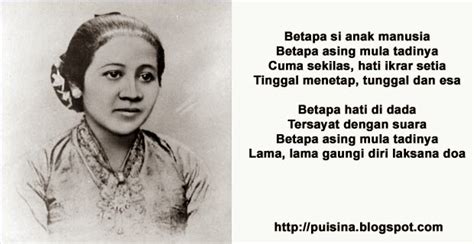 Puisi R A Kartini Pahlawan Feminis Dan Nasionalis Puisina