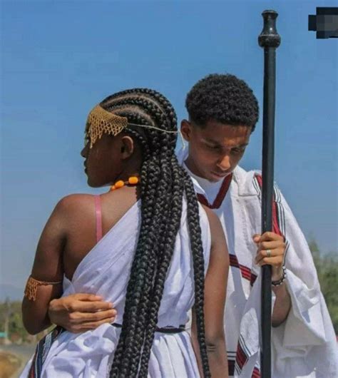 Oromiyaa Ethiopia Africa Oromo People Traditional Clothes East