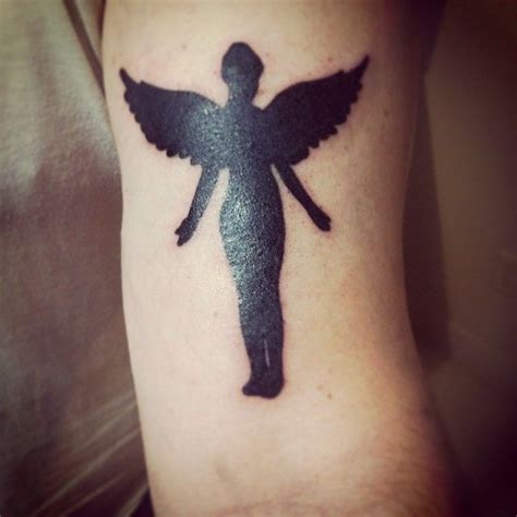 In Utero Angel Nirvana Silhouette By Al Hume Alchemy Tattoo And Body