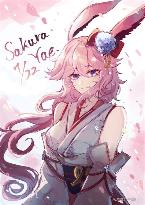 Yae Sakura And Yae Sakura Honkai And 1 More Drawn By Seninliku