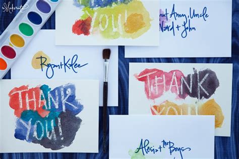 Once printed they are ready to decorate and add your personal toches! Making Kid's Thank You Notes - The Makerista