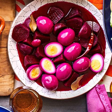 Spicy Pickled Eggs And Beets