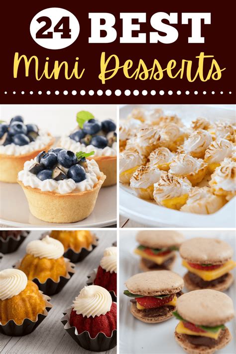 24 Best Mini Desserts Easy Recipes Insanely Good