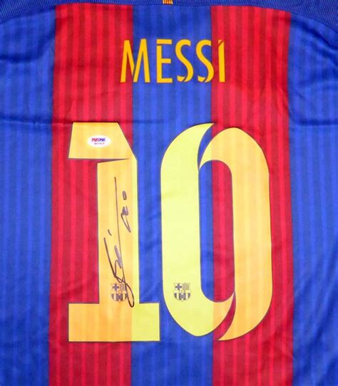 Lot Detail Lionel Messi Signed Fc Barcelona Fifa 2015