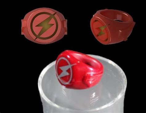 The Flash The Flash Ring 3d Model 3d Printable Cgtrader