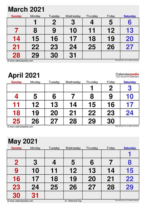 Printable Calendar April And May 2021 Calendar Mar 2021