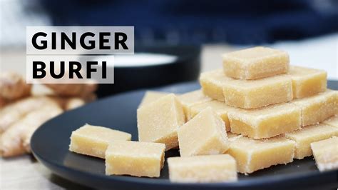 Ginger Burfi Adrak Ki Burfi Inji Marappa Ginger Candy Easy 2 Ingredients Recipe Youtube