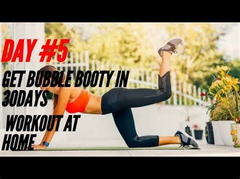 30day Booty Challenge Workout From Home DAY 5 YouTube