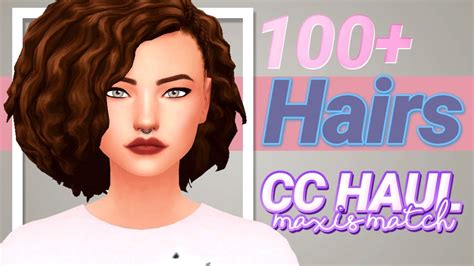 100 Hairs Maxis Matchs Cc Haul Link Descarga The Sims 4 Angelsims
