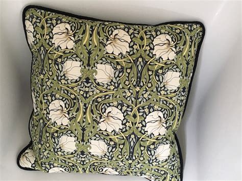 William Morris Pimpernel Arts And Crafts Throw Cushion Etsy