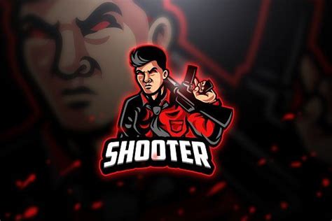 Shooter Mascot And Esport Logo Mascot Game Logo Design Logo