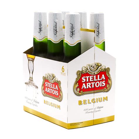 Stella Artois 6 Pack 12 Oz Bottle Beer Your Local Neighborhood
