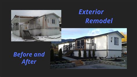 Complete Mobile Home Exterior Renovation Before And After E041 Bc