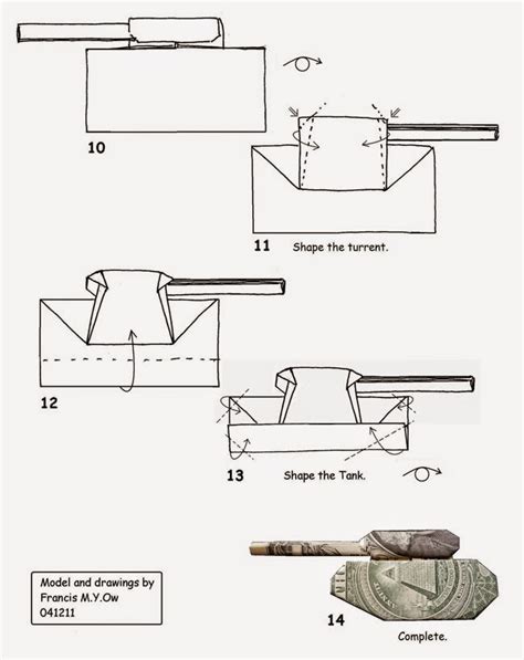 Easy Origami Tank Paper Tank Origami Tanks Easy Paper Craft