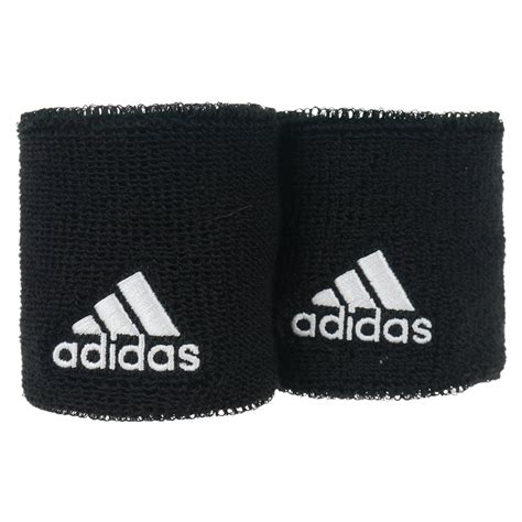 Adidas Tennis Wristband Short Black Sweat Absorbing Sweatwicking