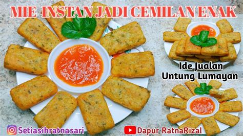 Resep cemilan simple untuk jualan. IDE JUALAN || OLAHAN MIE INSTAN JADI CEMILAN ENAK || RESEP ...