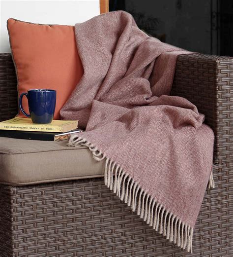 Alpaca Wool Blanket Throw For Bed Couch Sofa Soft Warm Wool Blankets 66