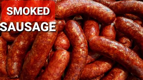 Smoked Sausage Recipe Bacon Cheeseburger Sausage Youtube