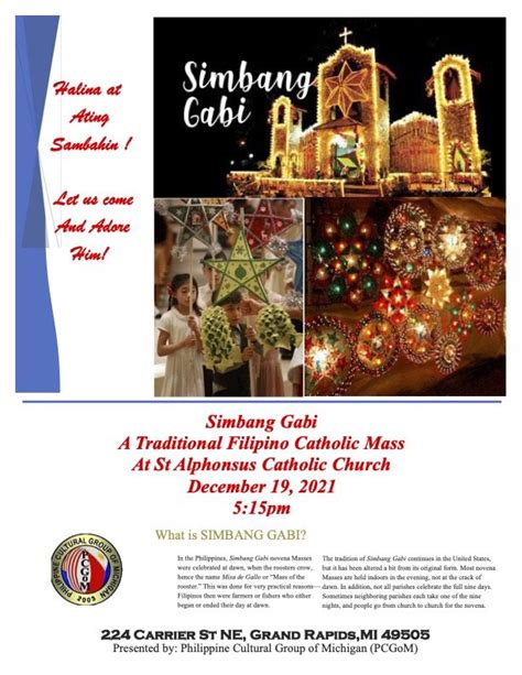 Simbang Gabi — St Alphonsus Parish