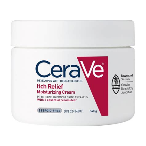 Cerave Moisturizing Cream For Itch Relief Minor Skin Irritation