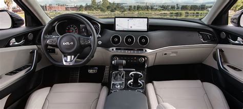 2022 Kia Stinger Interior Features And Dimensions Hendrick Kia Of Cary