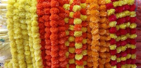 Artificial Marigoldgenda Flower Garlands At Rs 95packet Artificial