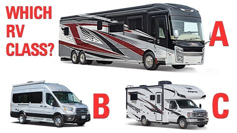 Which Rv Type Is Right For You Class A Vs Class B Vs Class C