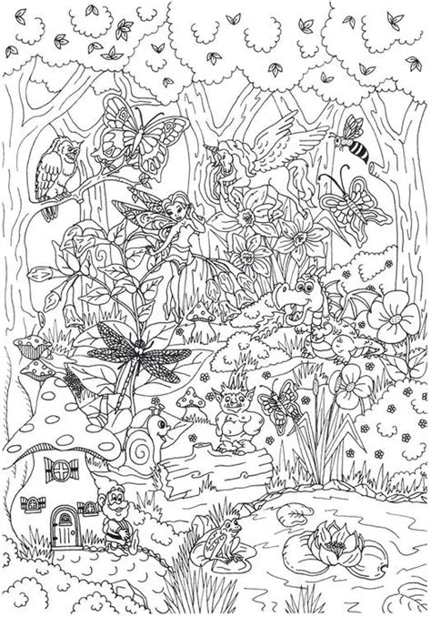 Coloring Page Fairytale Forest Free Printable Coloring Pages Img 31272