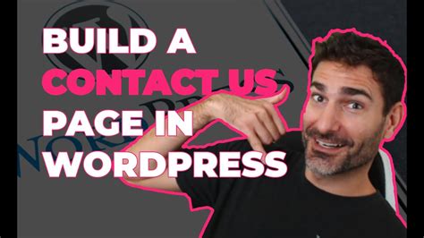 How To Build A Contact Us Page In Wordpress Live Tyler Horvath Youtube