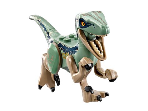 Lego Jurassic World Minifigure Dinosaur Raptor Velociraptor Dark My