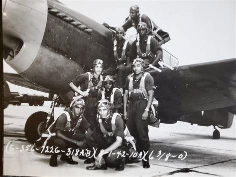 August 5 1942 Tuskegee Army Flying School Class 42 G These Men Were