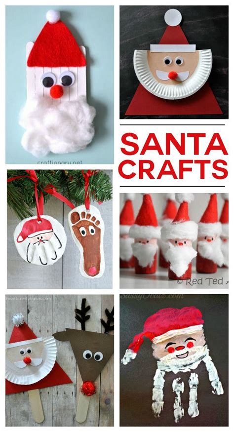 20 Fun And Festive Santa Crafts To Make This Holiday Season Santa