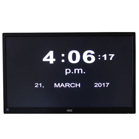 Large Digital Exam Clock With Large Screen And Wheelie Stand From The