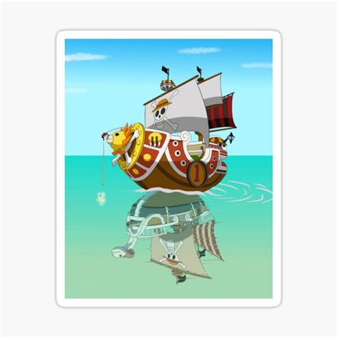 Going Merry And Thousand Sunny One Piece Sticker For Sale By Artsbykk