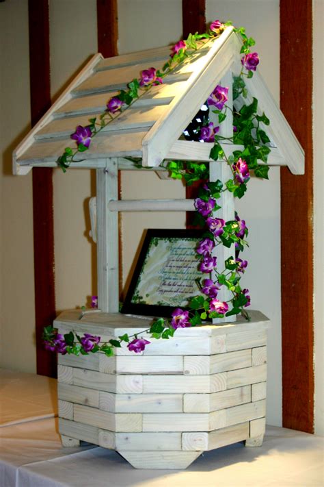 Kushopfast brown gift boxes, 20pack 9 x 4.5 x 4.5 inch recycled paper gift boxes with lids for bridesmaid proposal, wedding, cupcake, easy assemble boxes for party favor. Wishing well postbox for weddings in Hertfordshire shown ...