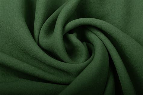 Crêpe Georgette Dark Green Yes Fabrics