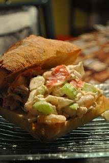 Ciabbata Grill La Salade De Goberge Et Crevettes Recette Ptitchef