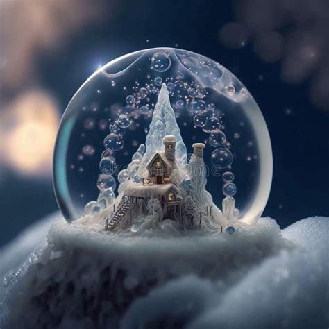 Ai Generated Illustration Of A Creative Miniature Winter Wonderland